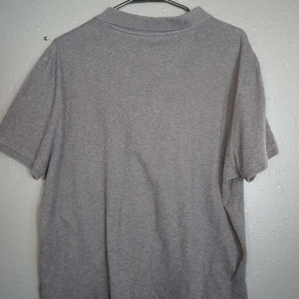 Banana Republic Mens Grey Luxury Touch Slim Fit Collard Polo Shirt Size Large - Picture 2 of 3
